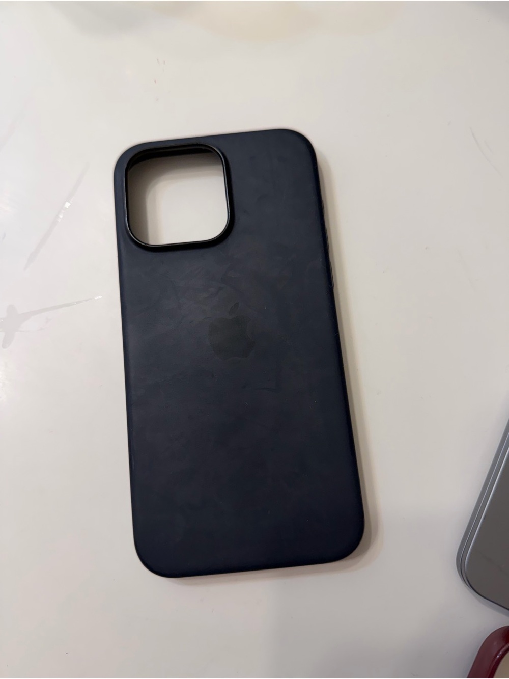 Apple Silicone Case for iPhone 16 pro max– Black